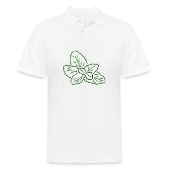 menthe poivrée - Polo Homme - blanc - Devant - Kai (181cm)