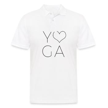 yoga - Polo Homme - blanc - Devant - Kai (181cm)