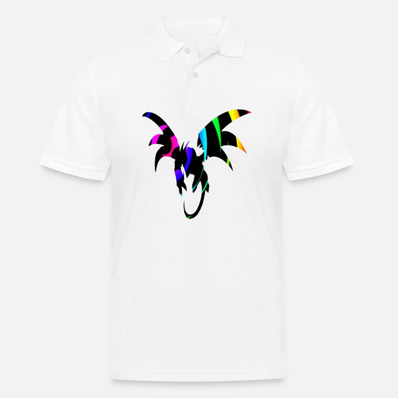 Dragon Bow Dragon Loop - Men's Polo Shirt - white