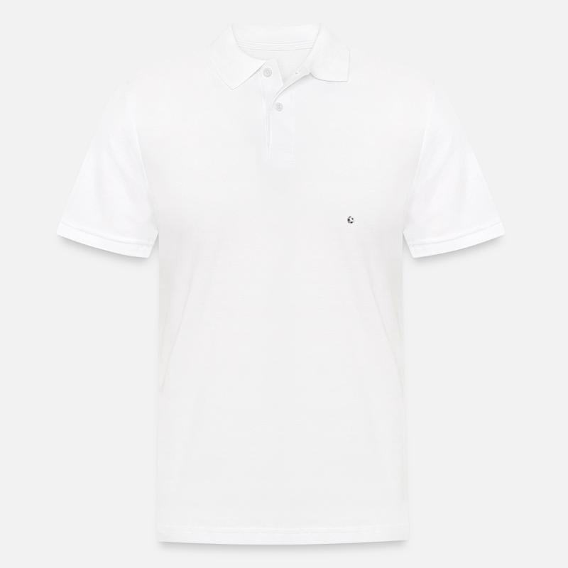 Mankind Evolution Soccer - Evolution Football - Men's Polo Shirt - white