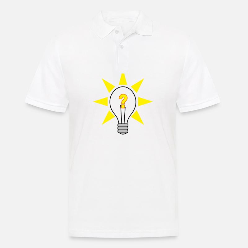 Gute Idee - Männer Poloshirt - Weiß