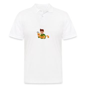 Dogs make me happy - Polo Homme - blanc - Devant - Kai (181cm)
