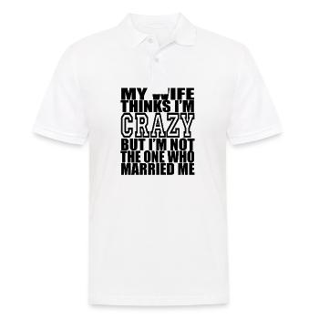 Saisons de sarcasme de femme disant - Polo Homme - blanc - Devant - Kai (181cm)