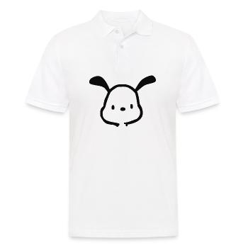 Süßer Tiersmiley (Schwarz) - Männer Poloshirt - Weiß - Vorne - Kai (181cm)