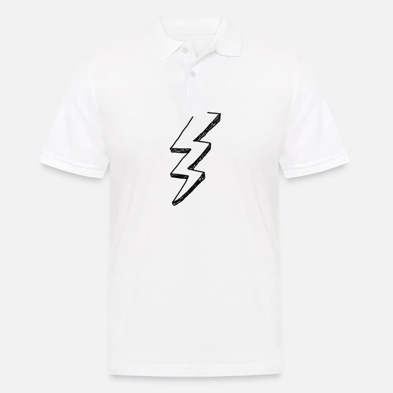 Flash Geschenkidee - Männer Poloshirt - Weiß