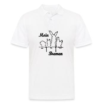 Moin de Brême avec les musiciens de la ville - Polo Homme - blanc - Devant - Kai (181cm)