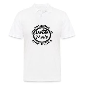 Hip Joint Surgery, Hip Prosthesis, Hip Op - Men's Polo Shirt - white - Front - Kai (181cm)