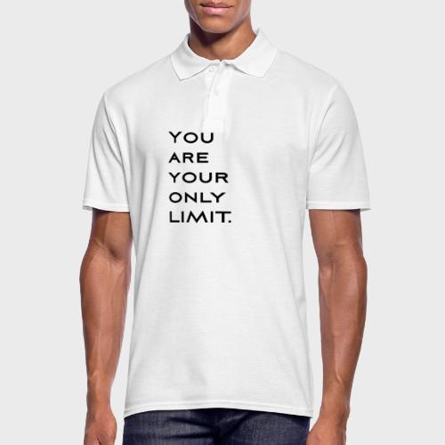 Limit Black - Männer Poloshirt