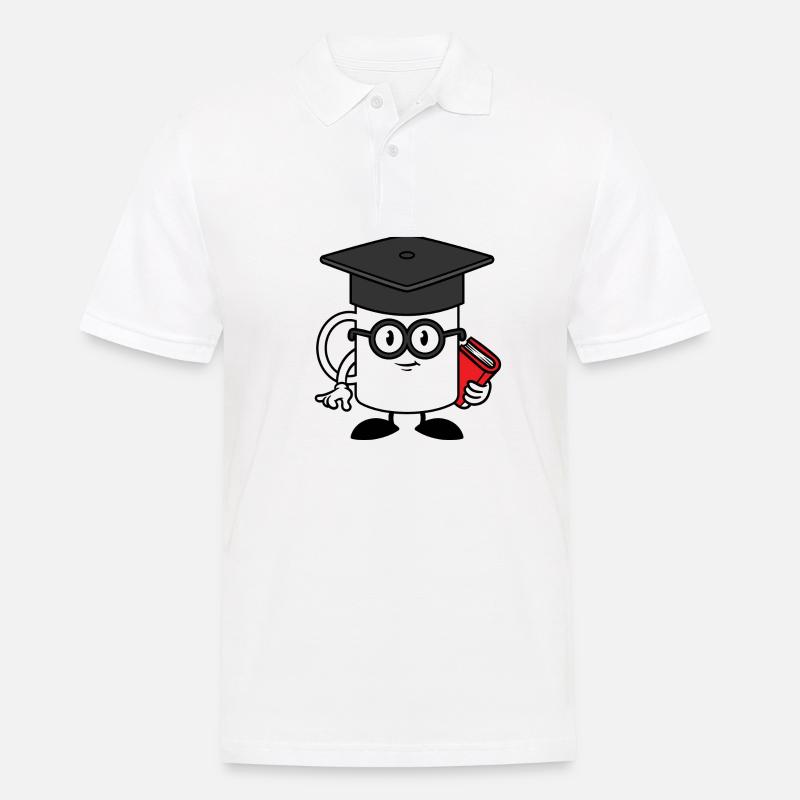 Gscheidhaferl - Geschenkidee - Männer Poloshirt - Weiß