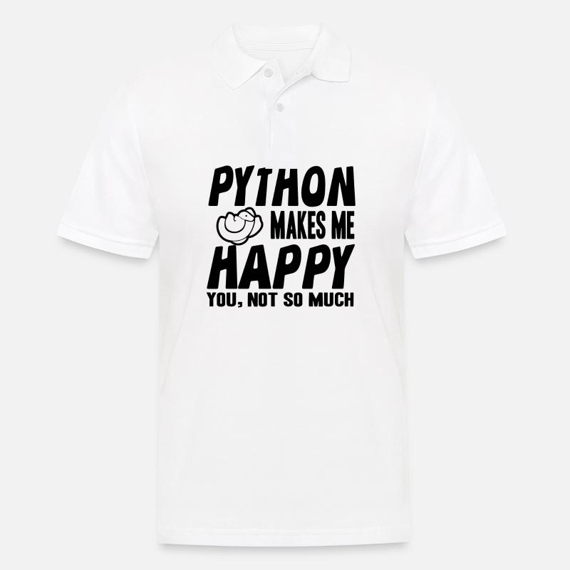 Python - Polo Homme - blanc