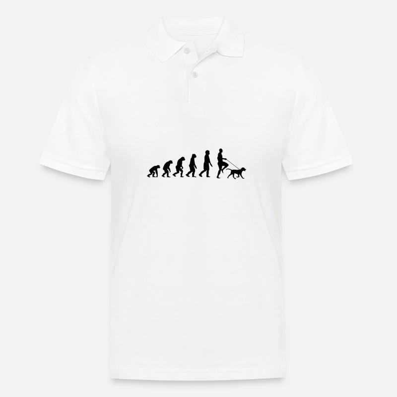 Labrador Evolution - Männer Poloshirt - Weiß