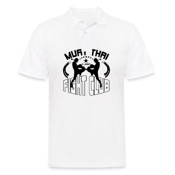 Cadeau de Muay Thai - Polo Homme - blanc - Devant - Kai (181cm)