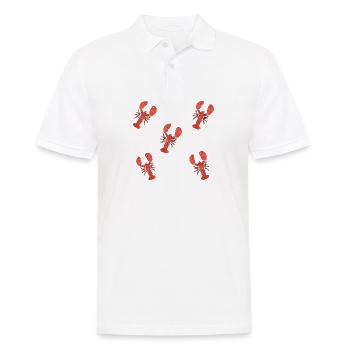 Motif de homard - Polo Homme - blanc - Devant - Kai (181cm)