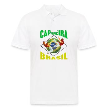 Capoeira - Polo Homme - blanc - Devant - Kai (181cm)
