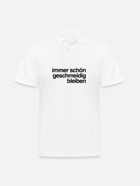 always stay supple - Men's Polo Shirt - white