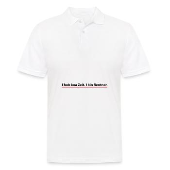I hob koa Zeit I bin Rentner Gercollector Tuning - Männer Poloshirt - Weiß - Vorne - Kai (181cm)
