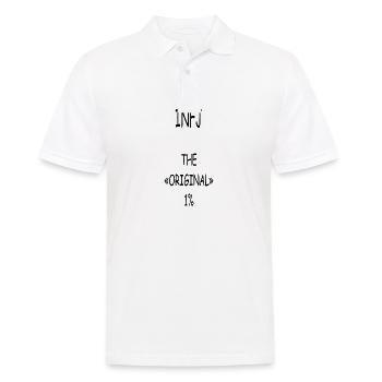 Infj the original Social Introvert Geschenk - Männer Poloshirt - Weiß - Vorne - Kai (181cm)