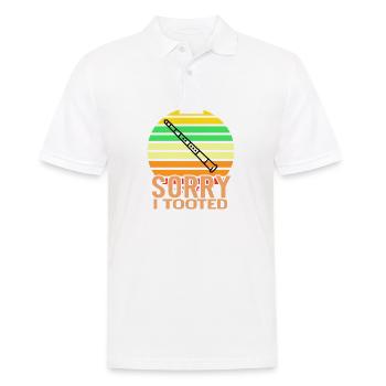 Klarinette - Männer Poloshirt - Weiß - Vorne - Kai (181cm)