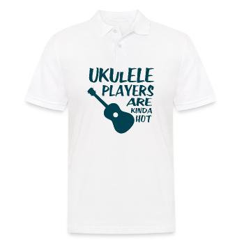Ukulele players Geschenk Musiker Hawaii - Männer Poloshirt - Weiß - Vorne - Kai (181cm)