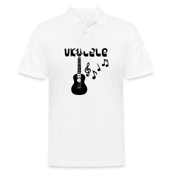 Ukulele Musiker Geschenk Hawaii - Männer Poloshirt - Weiß - Vorne - Kai (181cm)