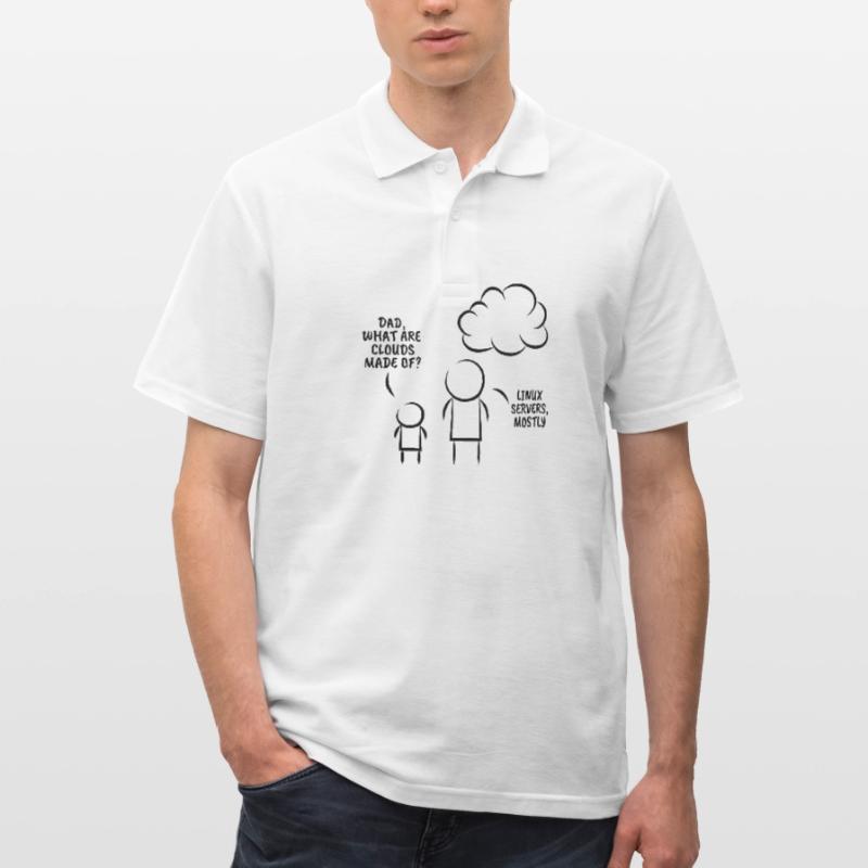 Linux servers Programming Informatic Geschenk Männer Poloshirt