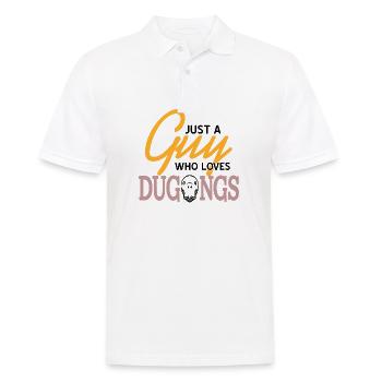 Seekuh Dugong - Männer Poloshirt - Weiß - Vorne - Kai (181cm)