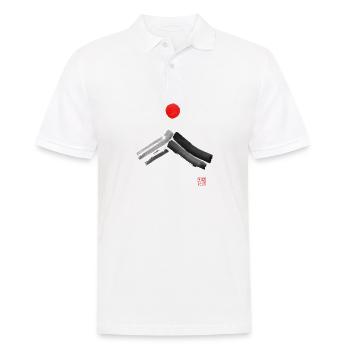 fuji sun - Polo Homme - blanc - Devant - Kai (181cm)