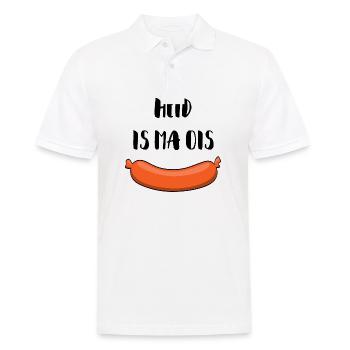 Heid is ma ois Wurscht Bavarian saying gift - Men's Polo Shirt - white - Front - Kai (181cm)