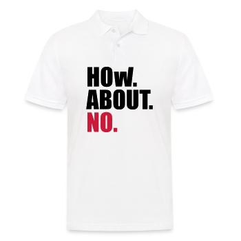 cool que diriez-vous de ne pas dire drôle à propos de n - Polo Homme - blanc - Devant - Kai (181cm)