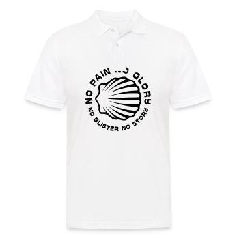 No Pain No Glory XLII (42) Noir - Polo Homme - blanc - Devant - Kai (181cm)