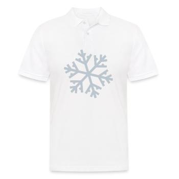 Flocon de neige - Polo Homme - blanc - Devant - Kai (181cm)