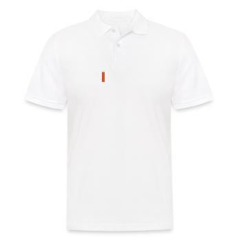 Batterie vide - Père de 2 gars - Polo Homme - blanc - Devant - Kai (181cm)