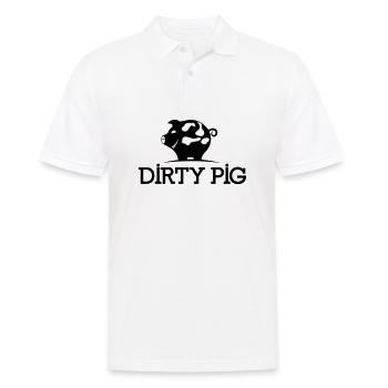 PIG DIRTY - Polo Homme - blanc - Devant - Kai (181cm)