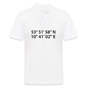 Coordonnées de Lübeck - Polo Homme - blanc - Devant - Kai (181cm)