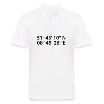 Coordonnées de Paderborn - Polo Homme - blanc - Devant - Kai (181cm)
