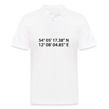 Coordonnées de Rostock - Polo Homme - blanc - Devant - Kai (181cm)