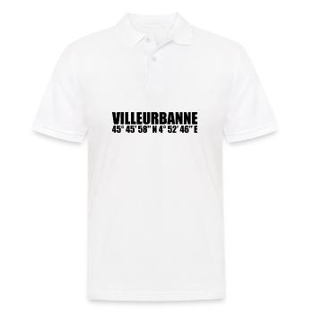 Villeurbanne Coordinates - Men's Polo Shirt - white - Front - Kai (181cm)