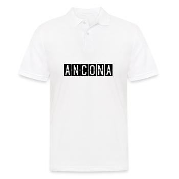 Ancona Flughafentafel - Männer Poloshirt - Weiß - Vorne - Kai (181cm)