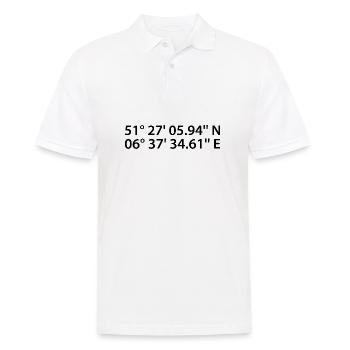 Moers coordinates - Men's Polo Shirt - white - Front - Kai (181cm)