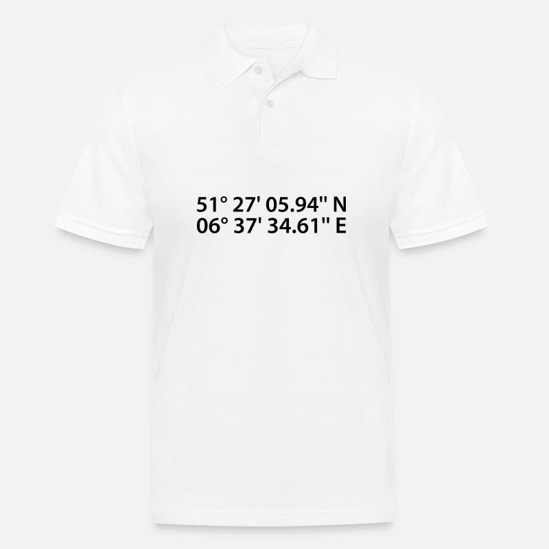 Coordonnées de Moers - Polo Homme - blanc
