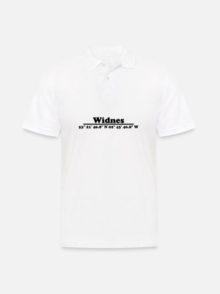 Widnes coordinates - Men's Polo Shirt - white