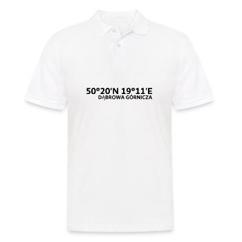 Coordonnées de Dąbrowa Górnicza - Polo Homme - blanc - Devant - Kai (181cm)