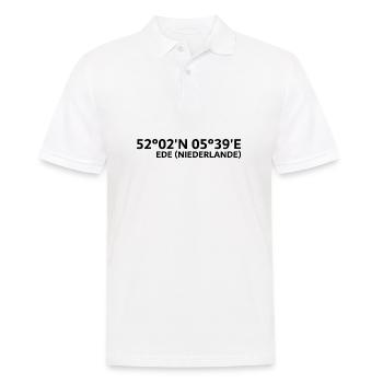 Ede (Netherlands) coordinates - Men's Polo Shirt - white - Front - Kai (181cm)