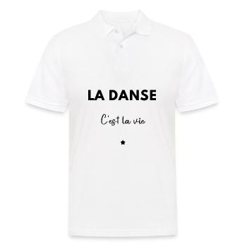 La danse c’est la vie - Polo Homme - blanc - Devant - Kai (181cm)