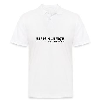 Coordonnées de Zielona Góra - Polo Homme - blanc - Devant - Kai (181cm)