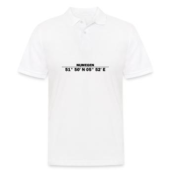 Coordonnées de Nimègue - Polo Homme - blanc - Devant - Kai (181cm)