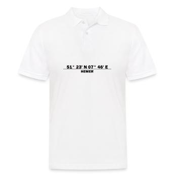Coordonnées Hemer - Polo Homme - blanc - Devant - Kai (181cm)