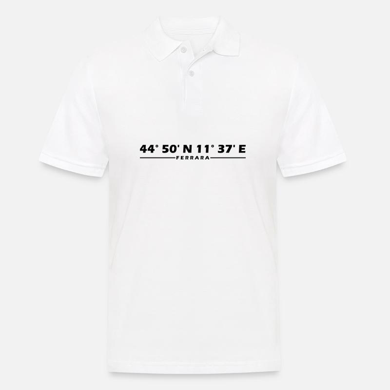 Ferrara Coordinates - Men's Polo Shirt - white