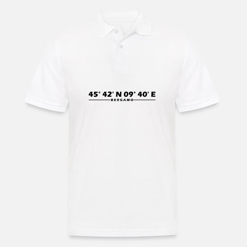 Bergamo coordinates - Men's Polo Shirt - white