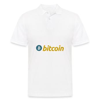 Bitcoin - Polo Homme - blanc - Devant - Kai (181cm)